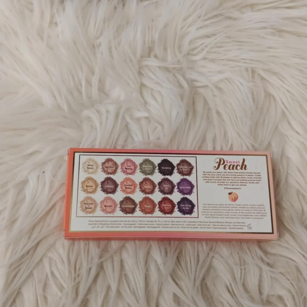 🍑FIRM! NWT TOO FACED SWEET PEACH EYESHADOW PALETTE (LAST ONE AVAILABE)